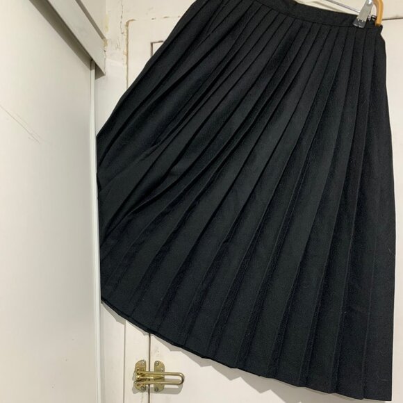 GEMME MIDWEIGHT WOOL PLEATED SKIRTS SIZE 28 - Picture 9 of 13